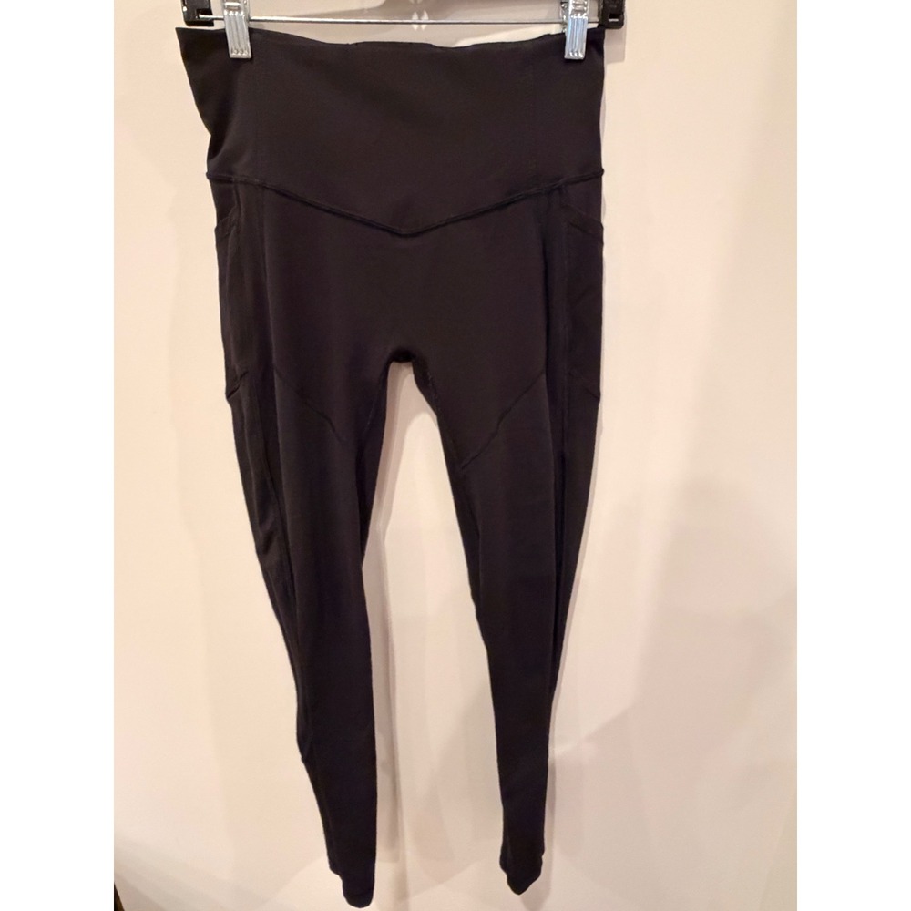 Lululemon Wunder Under Leggings Womens 8 Black High Rise 28" Yoga EUC